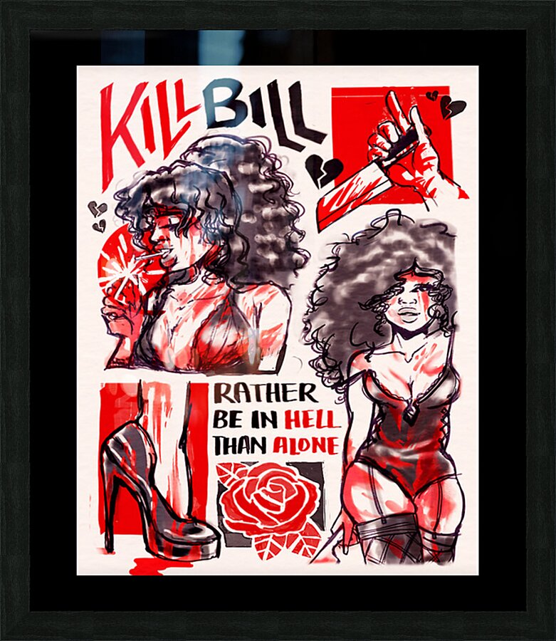 SZA 46 Picture Frame print