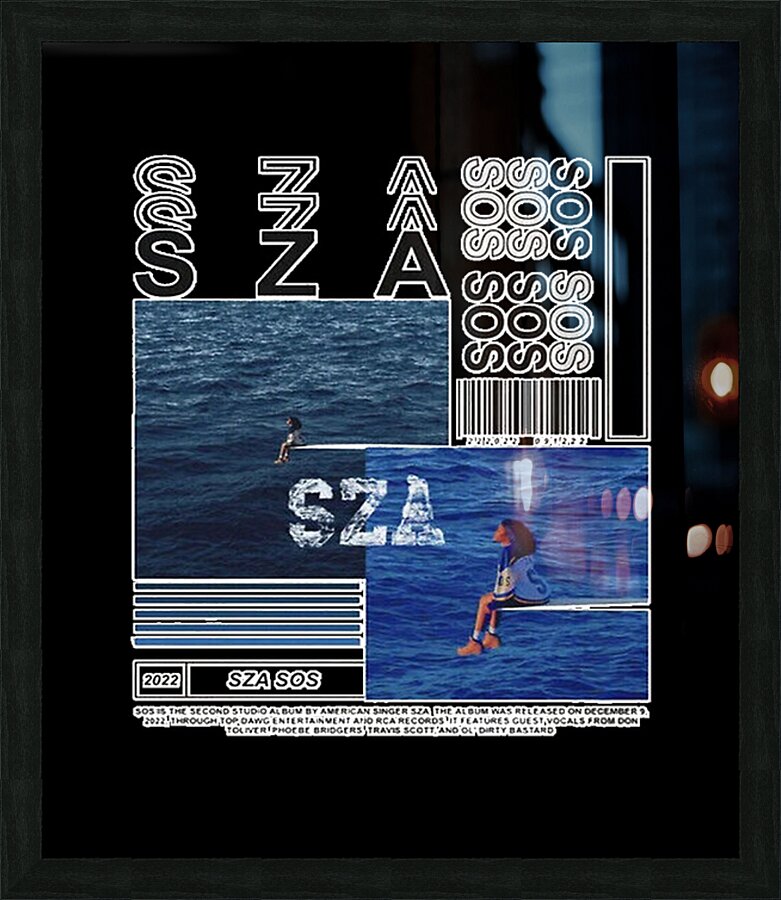 SZA 47 Picture Frame print