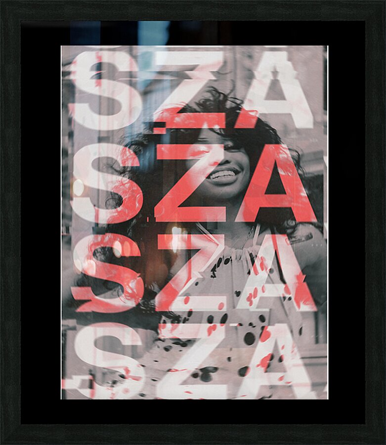 SZA 52 Picture Frame print