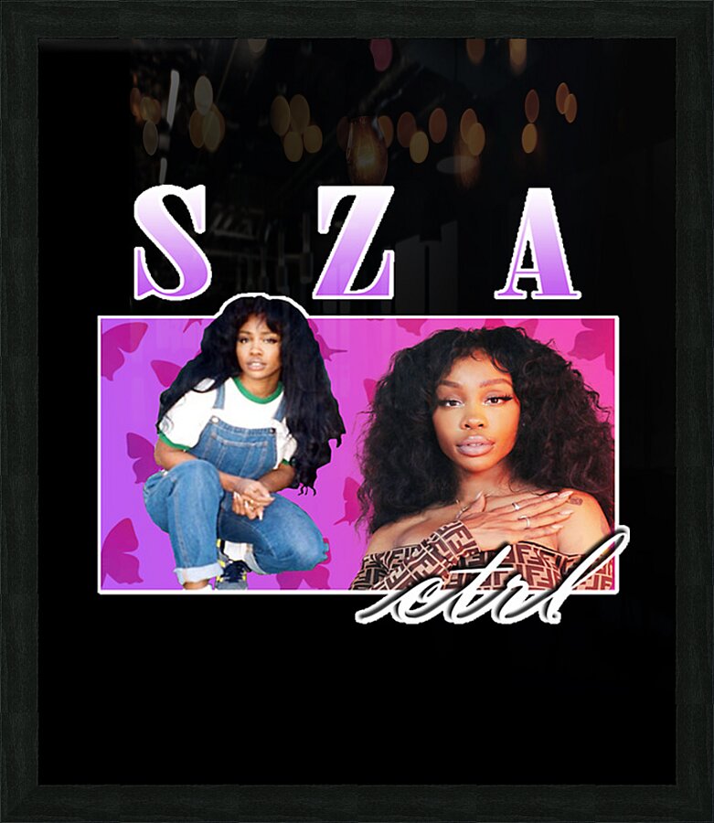 SZA 57 Picture Frame print
