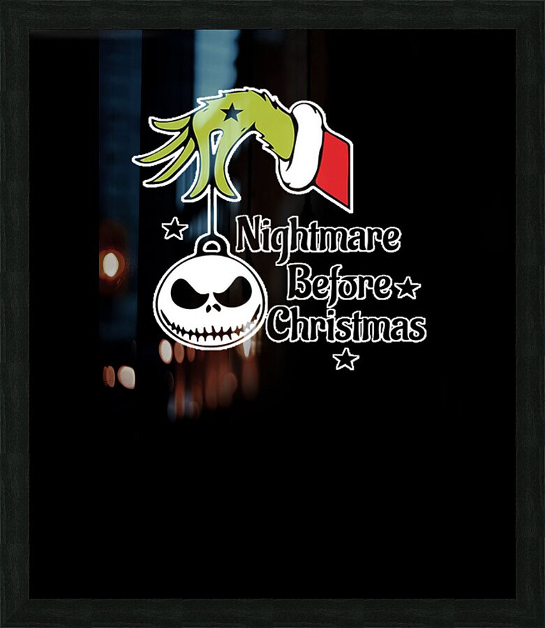The Nightmare Before Christmas 29 Picture Frame print