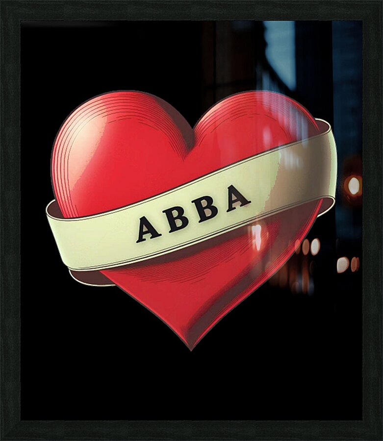 ABBA 3 Picture Frame print