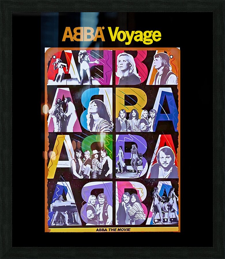 ABBA 4 Picture Frame print