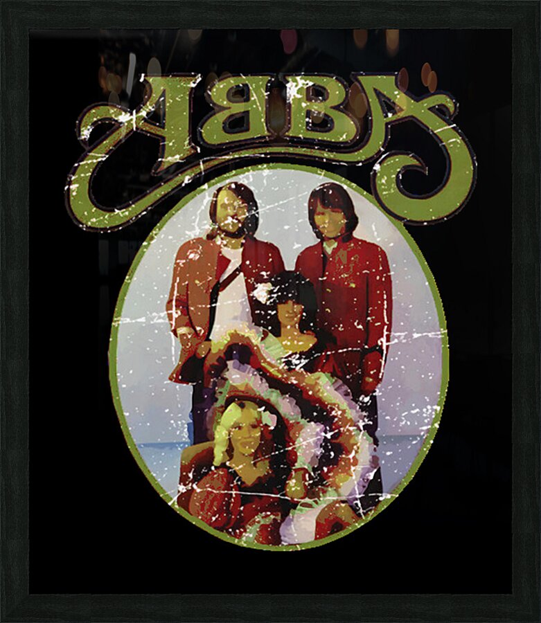 ABBA 10 Picture Frame print
