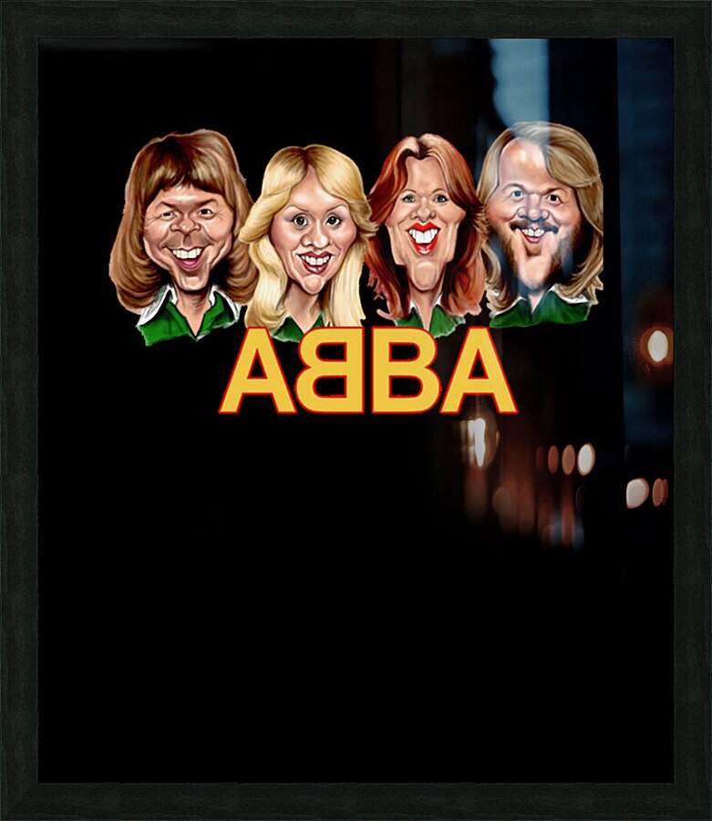 ABBA 11 Picture Frame print