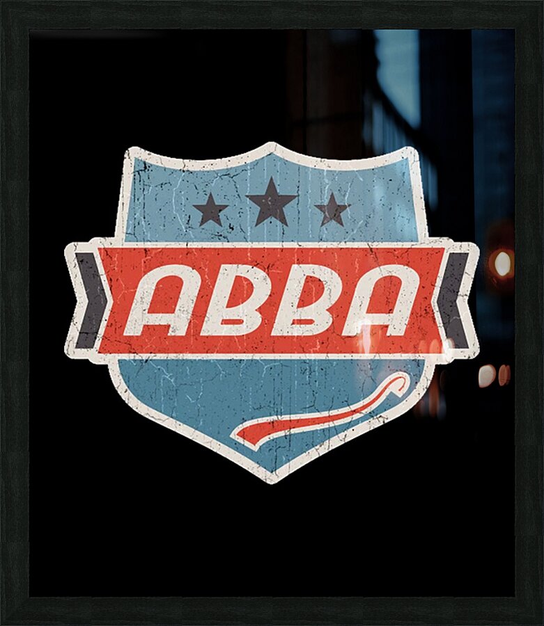 ABBA 15 Picture Frame print