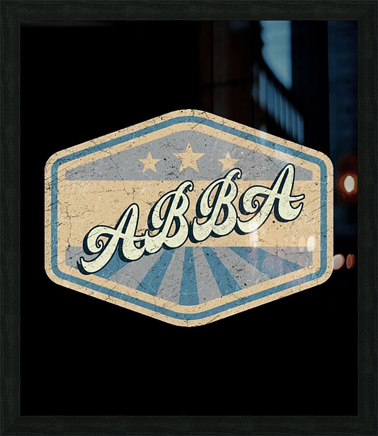 ABBA 16 Picture Frame print