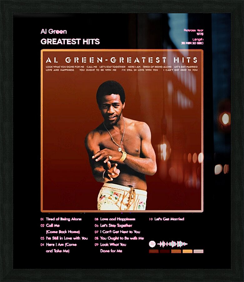 Al Green 19 Picture Frame print