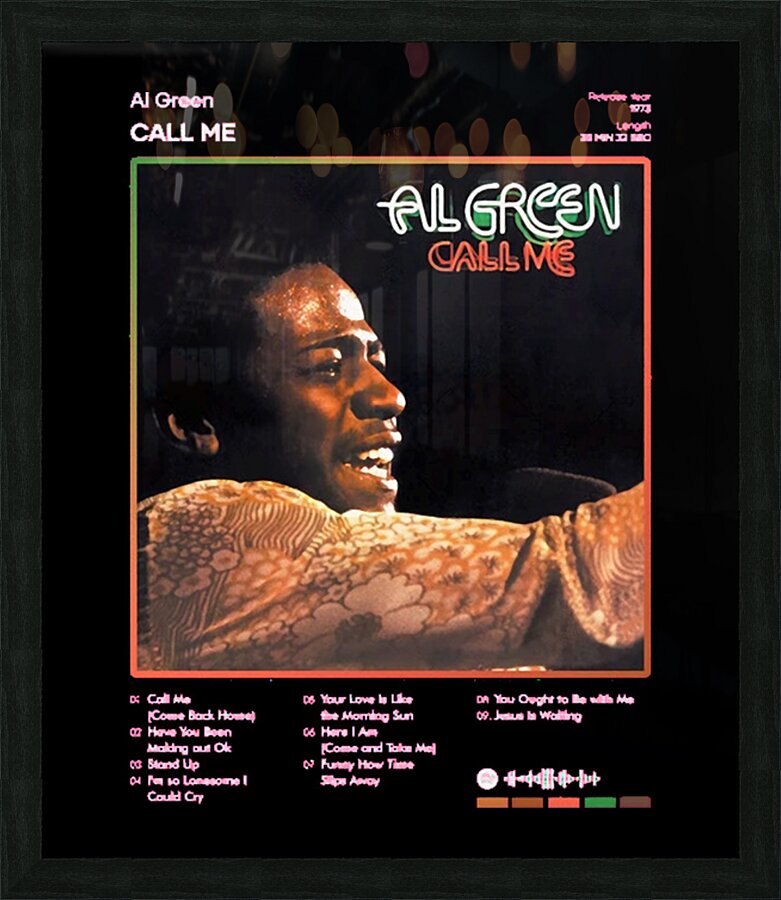 Al Green 22 Picture Frame print