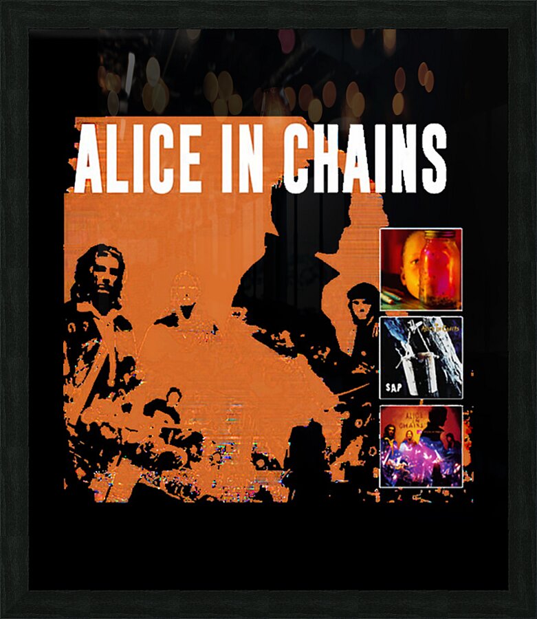 Alice In Chains 4 Picture Frame print