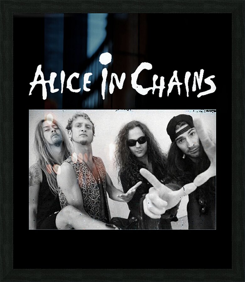 Alice In Chains 7 Picture Frame print