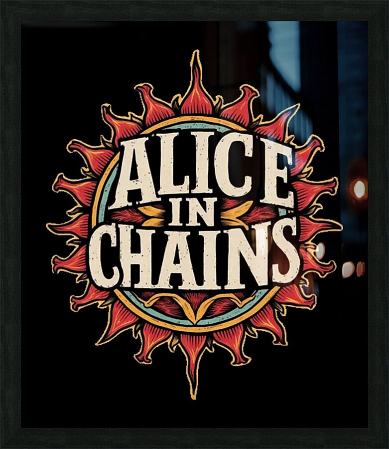 Alice In Chains 21 Picture Frame print