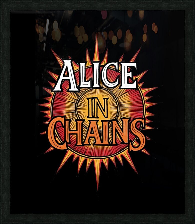Alice In Chains 25 Picture Frame print