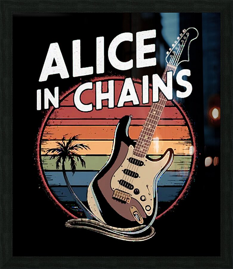 Alice In Chains 32 Picture Frame print