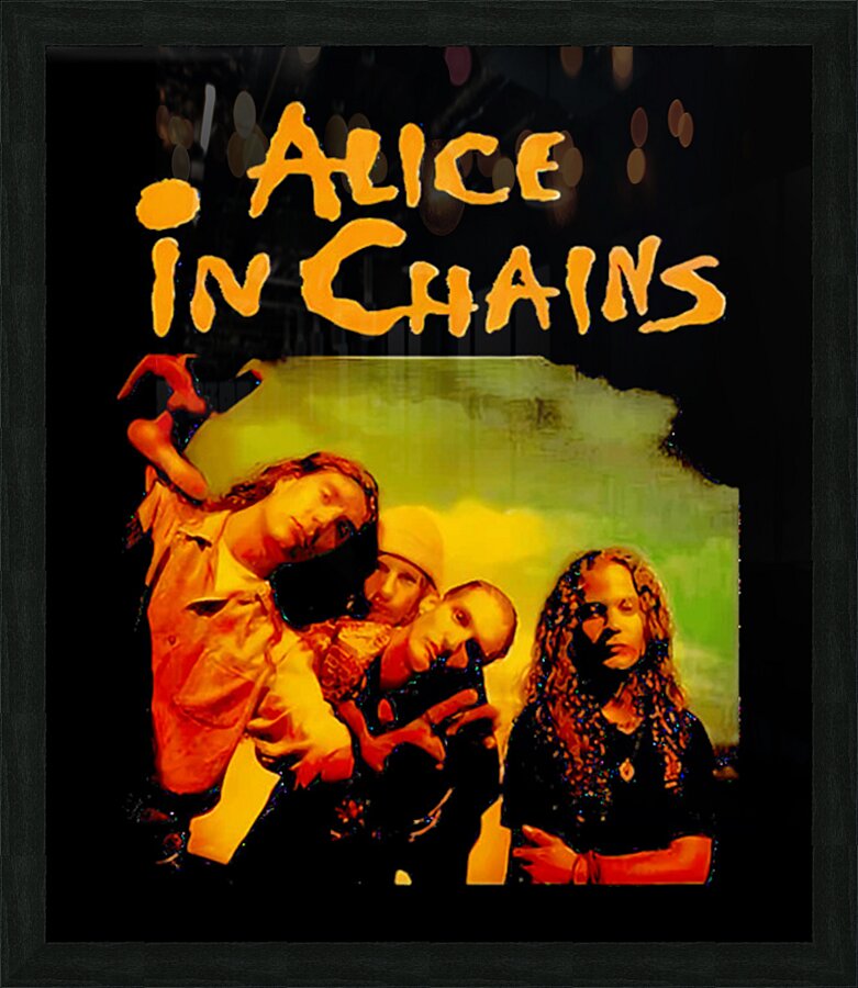 Alice In Chains 33 Picture Frame print