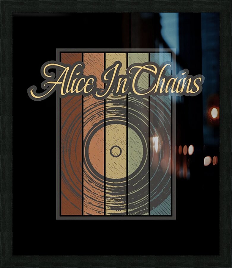 Alice In Chains 36 Picture Frame print
