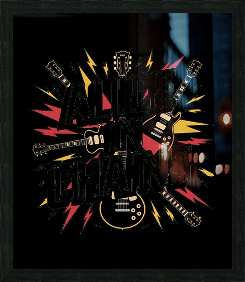 Alice In Chains 49 Picture Frame print