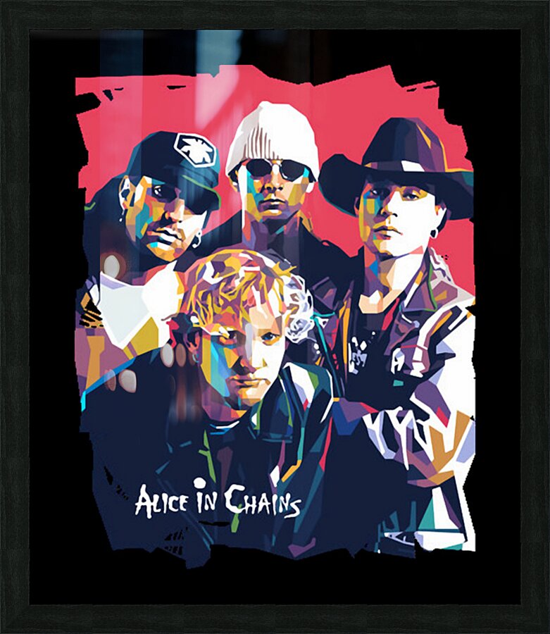 Alice In Chains 66 Picture Frame print