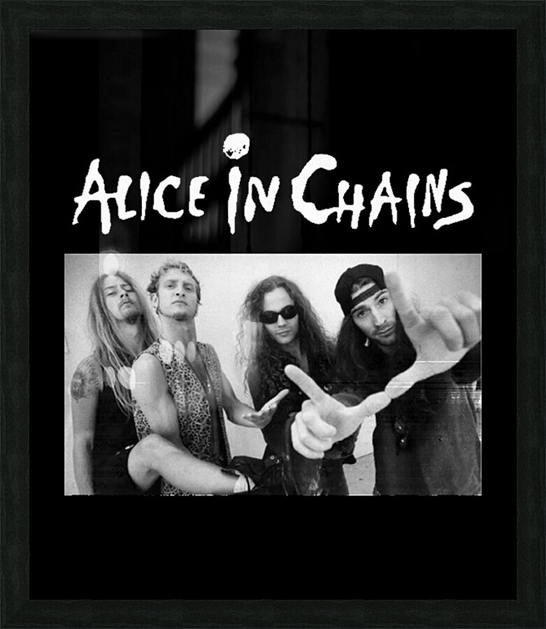 Alice In Chains 70 Picture Frame print