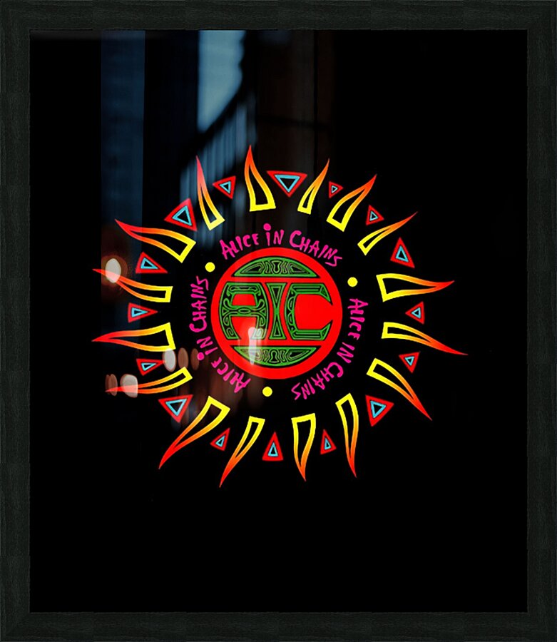 Alice In Chains 72 Picture Frame print