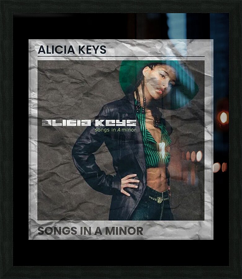 Alicia Keys 3 Picture Frame print