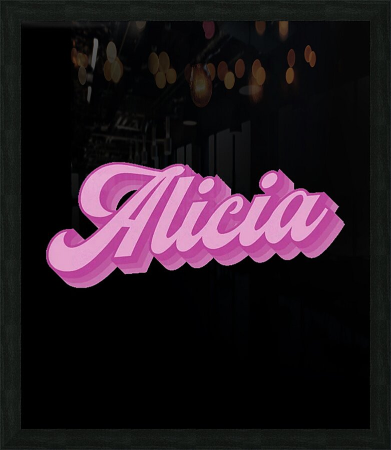 Alicia Keys 15 Picture Frame print