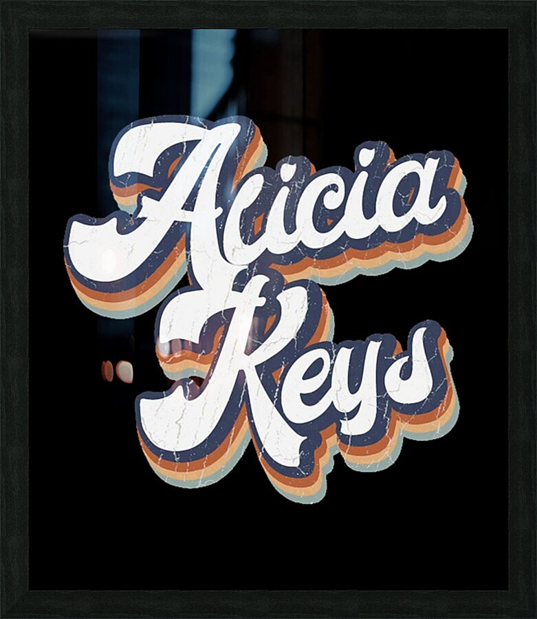 Alicia Keys 21 Picture Frame print