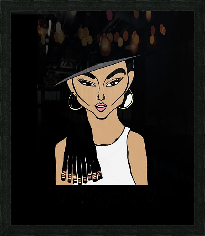 Alicia Keys 30 Picture Frame print