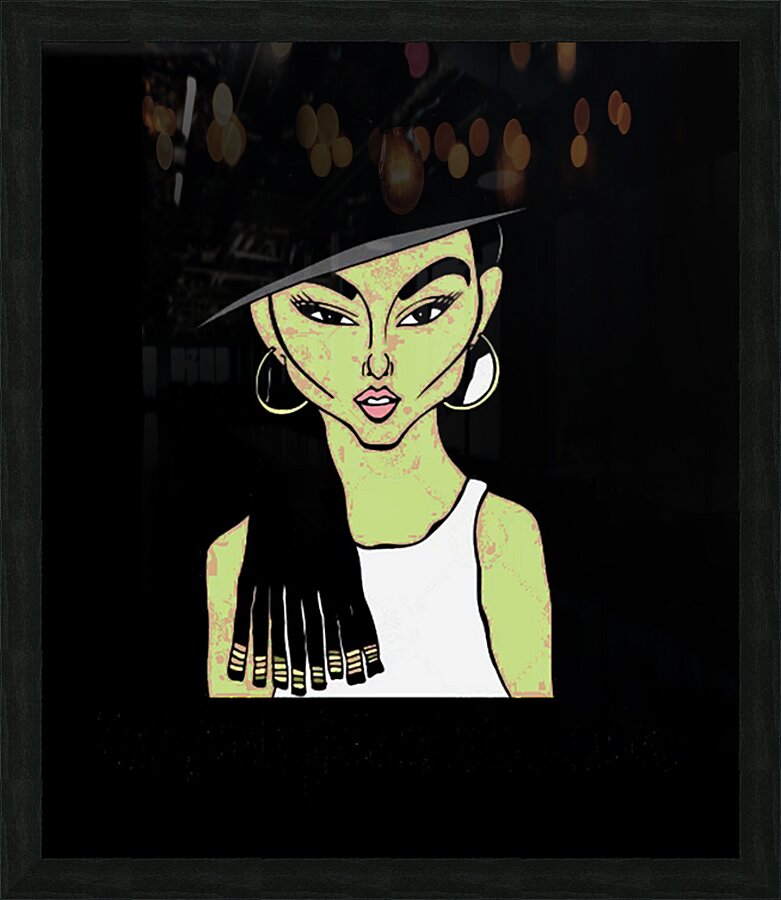 Alicia Keys 33 Picture Frame print
