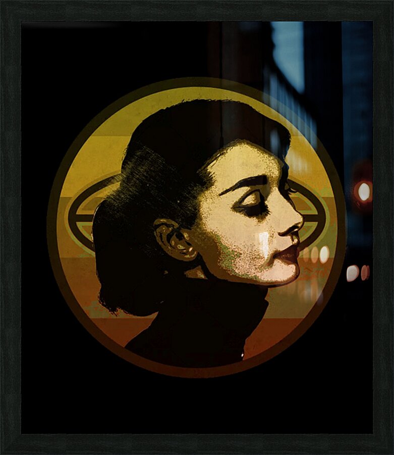 Audrey Hepburn 55 Picture Frame print