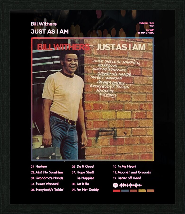 Bill Withers 13 Picture Frame print