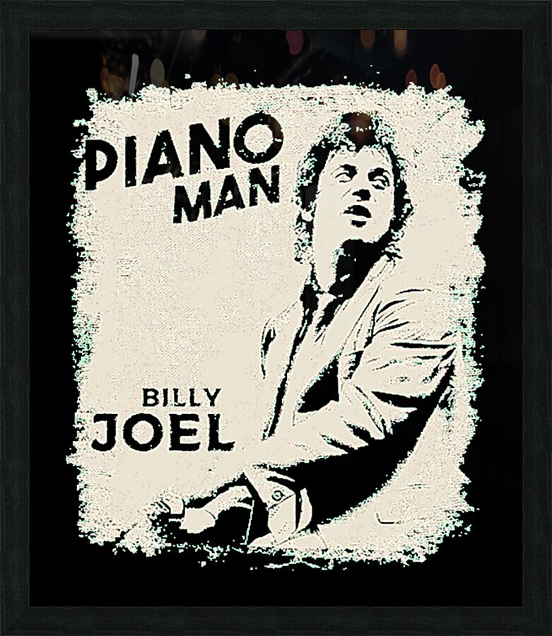 Billy Joel 8 Picture Frame print