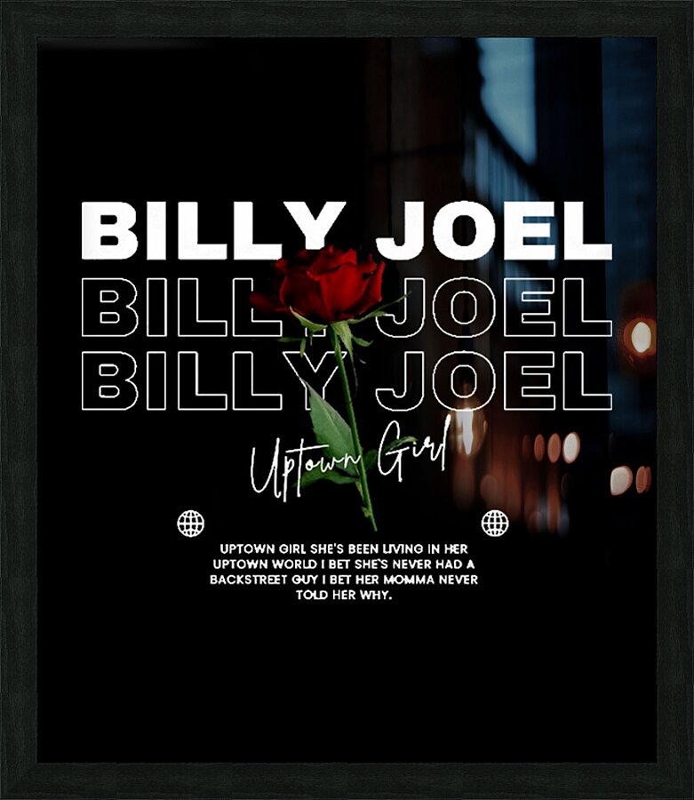 Billy Joel 11 Picture Frame print