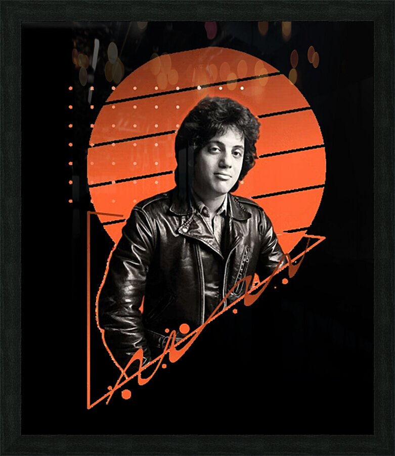 Billy Joel 13 Picture Frame print