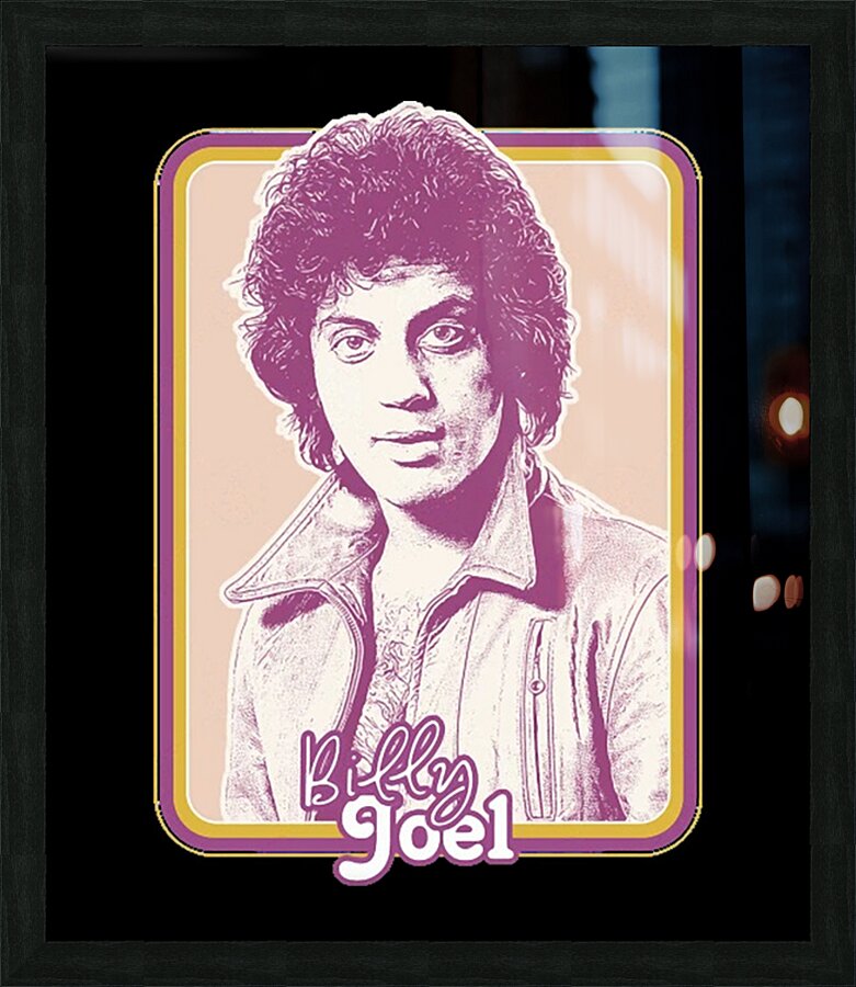 Billy Joel 17 Picture Frame print