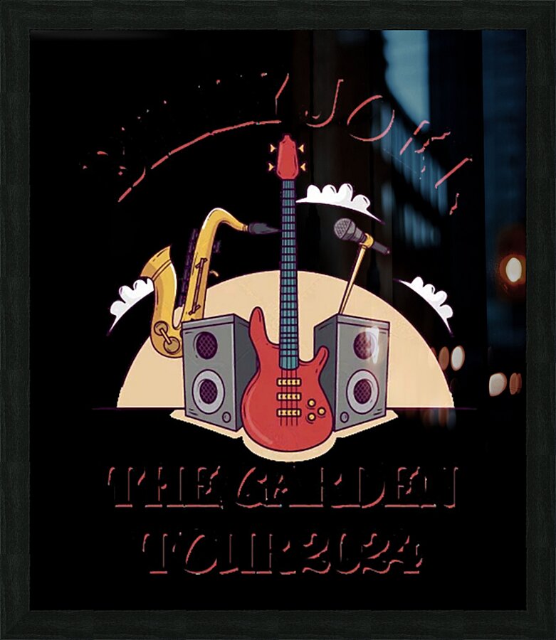 Billy Joel 22 Picture Frame print