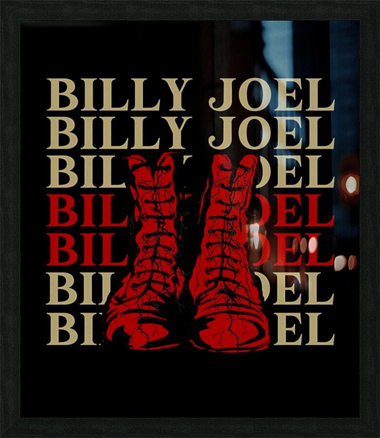 Billy Joel 24 Picture Frame print