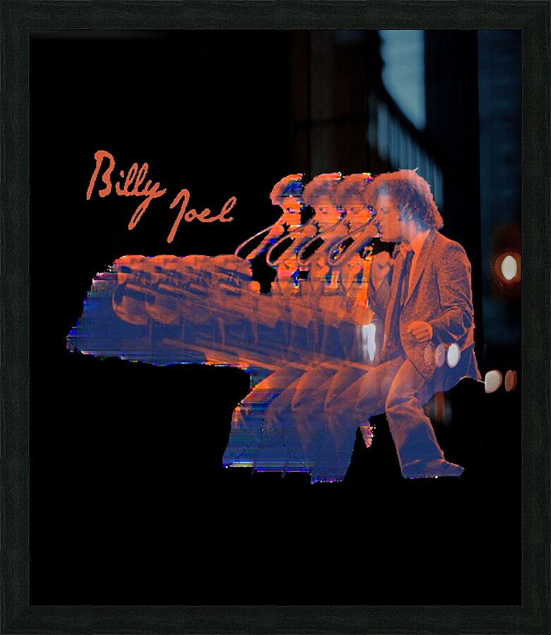 Billy Joel 26 Picture Frame print