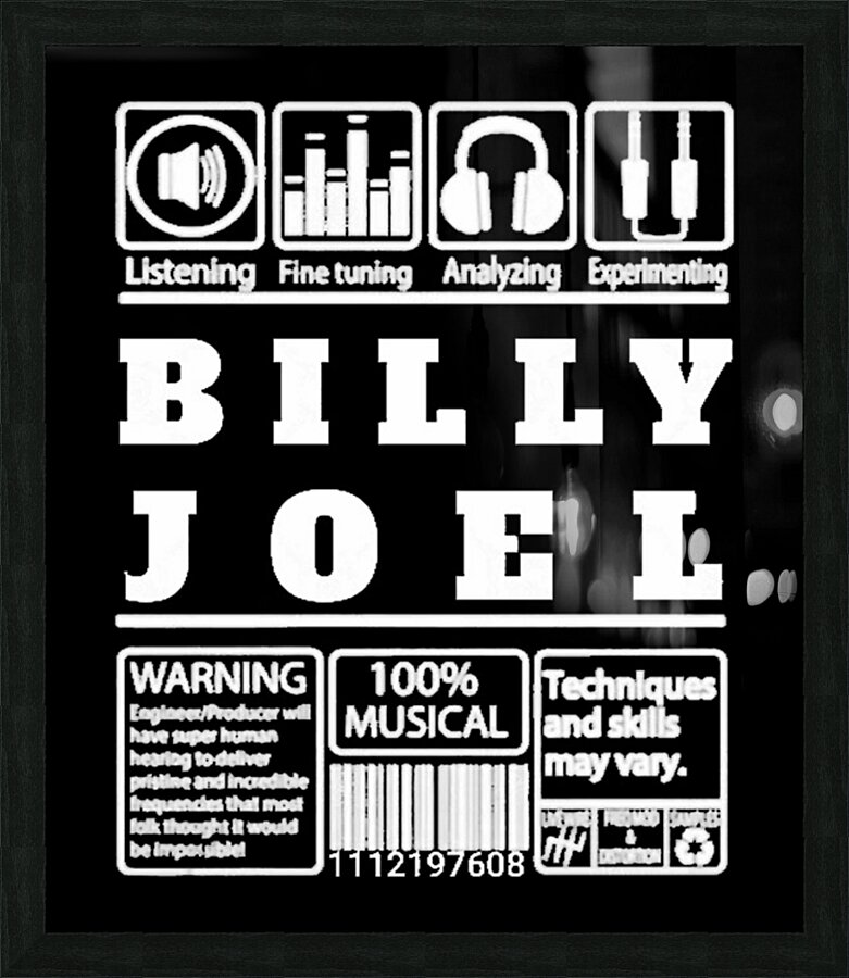 Billy Joel 30 Picture Frame print