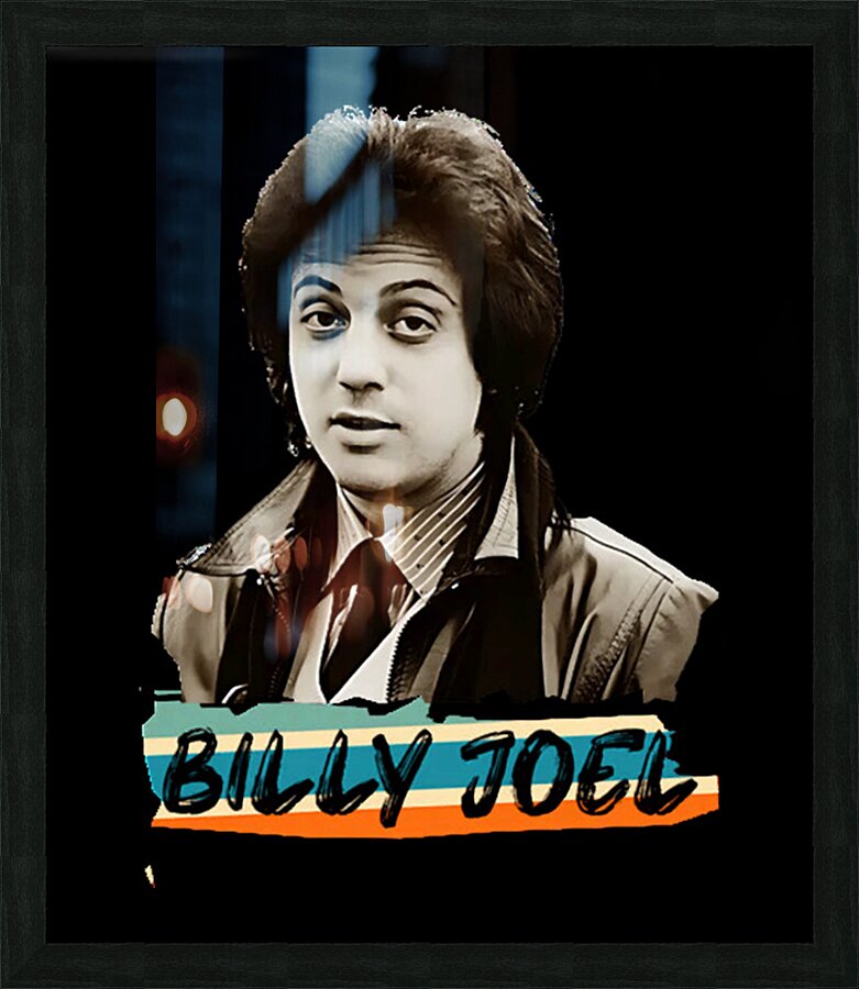 Billy Joel 34 Picture Frame print