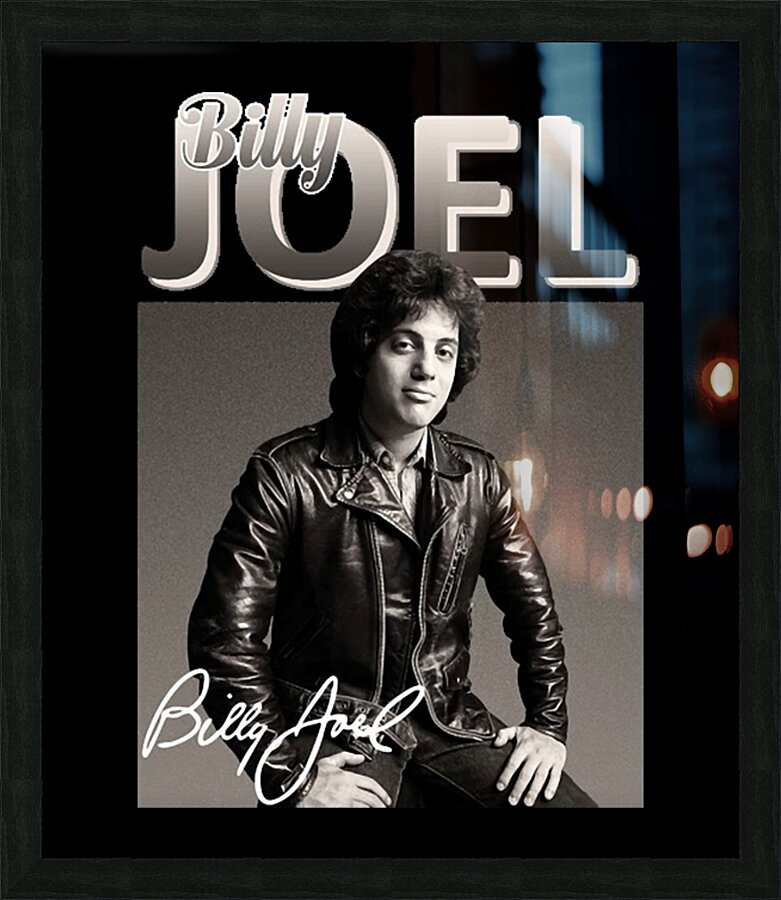 Billy Joel 36 Picture Frame print