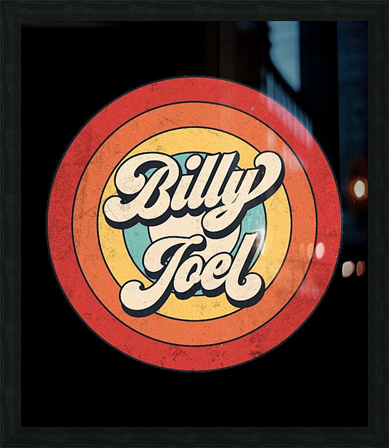 Billy Joel 37 Picture Frame print