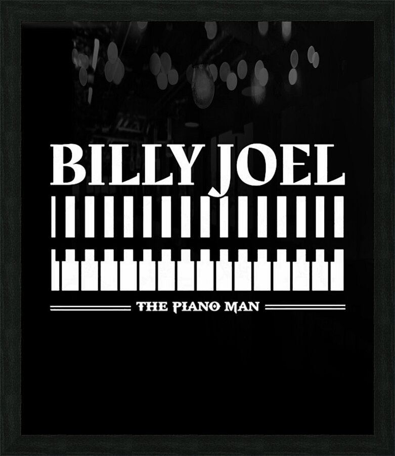 Billy Joel 39 Picture Frame print