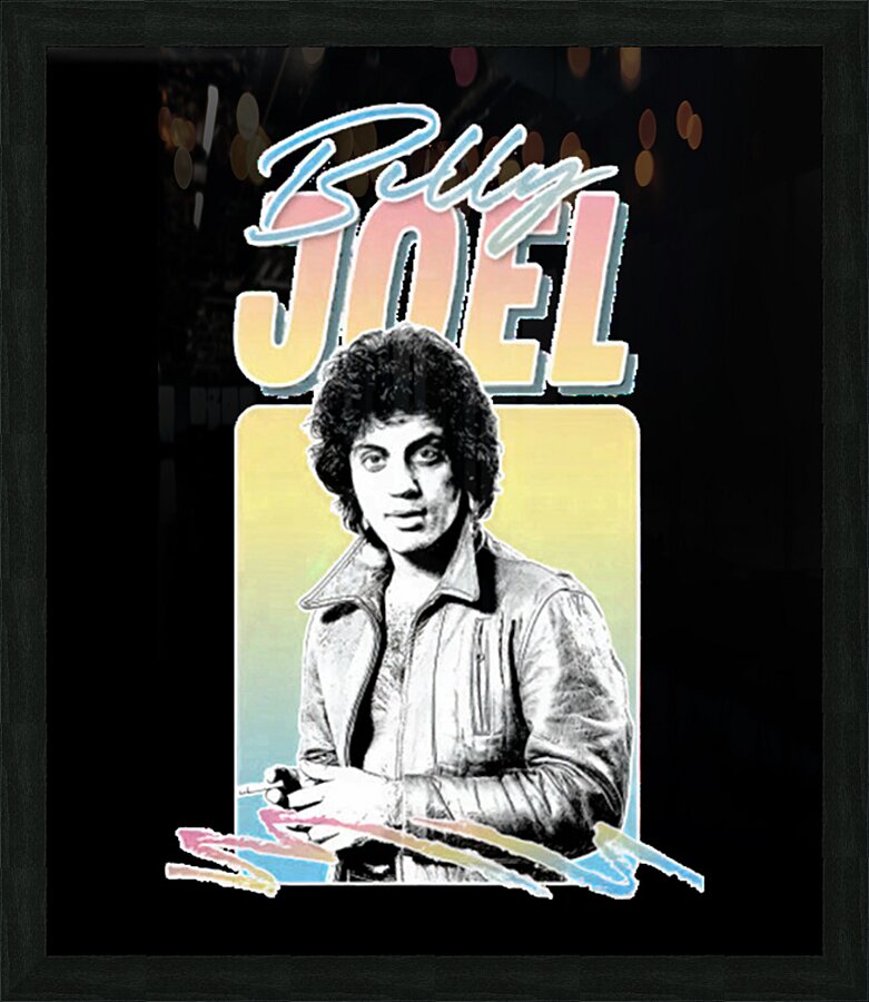 Billy Joel 40 Picture Frame print