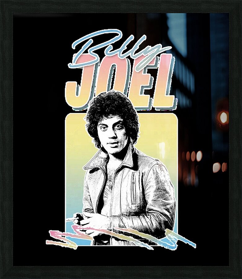 Billy Joel 42 Picture Frame print