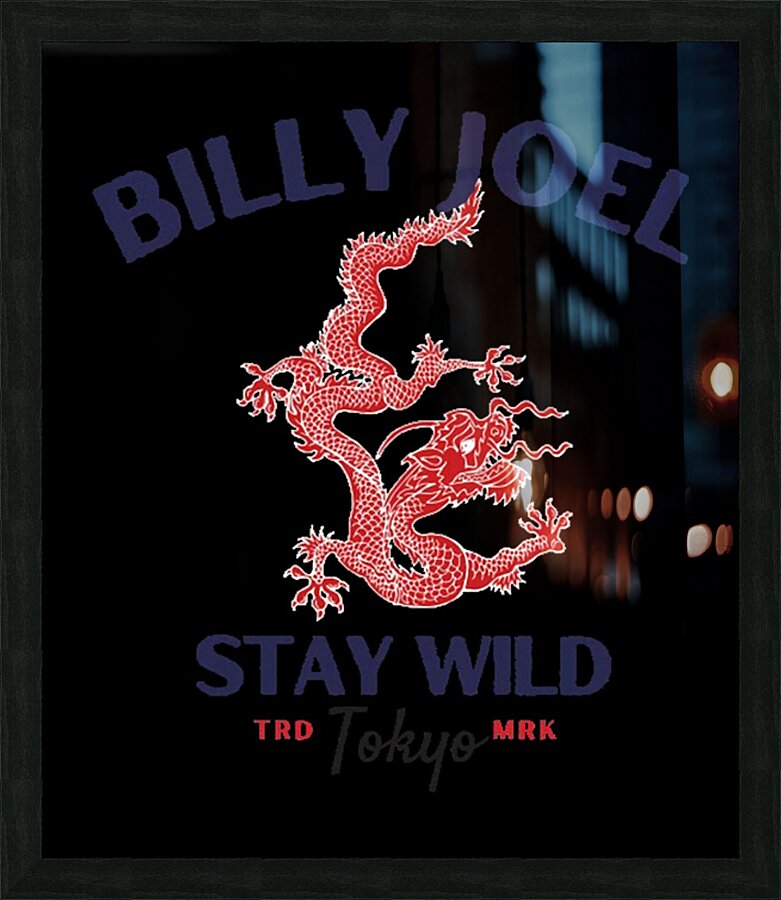 Billy Joel 52 Picture Frame print