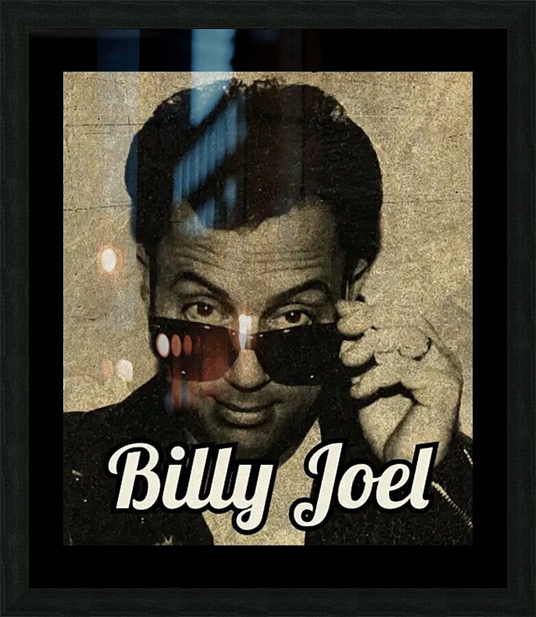 Billy Joel 58 Picture Frame print