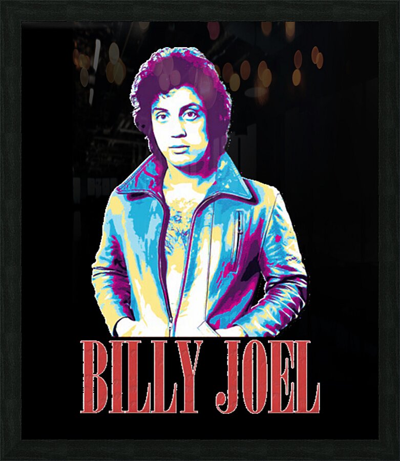 Billy Joel 65 Picture Frame print