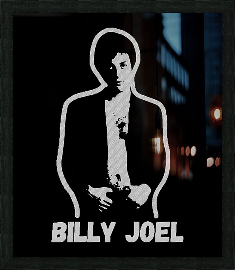 Billy Joel 66 Picture Frame print