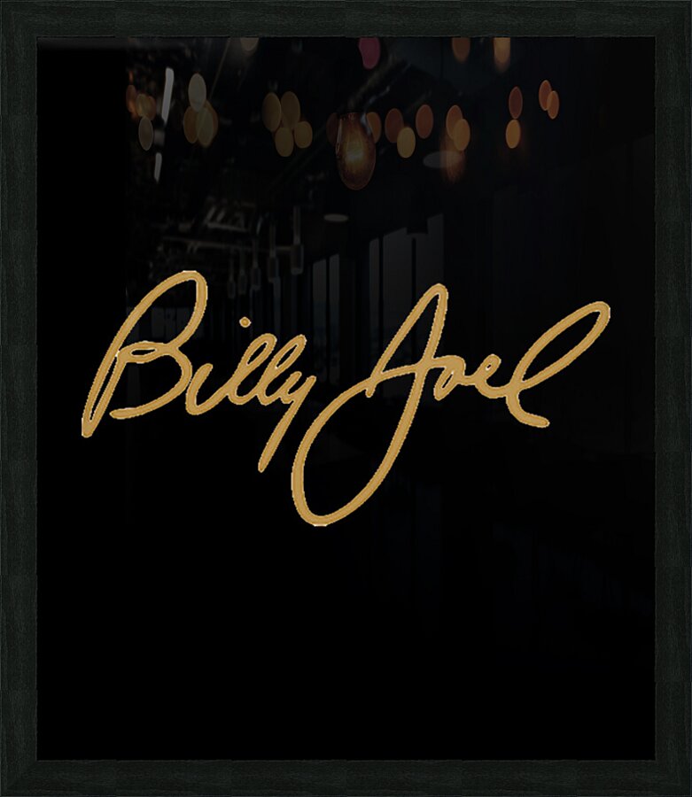 Billy Joel 67 Picture Frame print